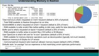 On-Demand Webinar: Optimizing NX Nastran Performance