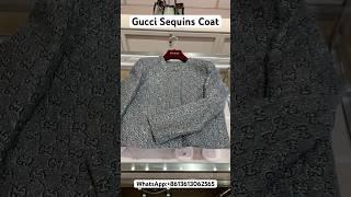 Gucci Sequins Coat #cloth #luxury #fashion #gucci