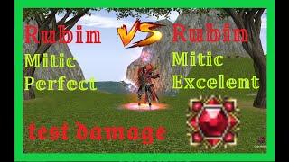 RUBIN PERFECT VS EXCELENT , UN NOU RUBIN PE SURA?? #metin2 Carpathians