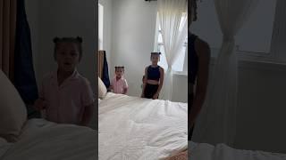 Dad catches daughters making his bed #shorts
