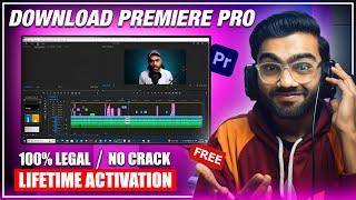 How to Download & Install Adobe Premiere Pro For Free in PC & Laptop (2024) (No Crack / 100% Legal)