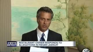 Restaurant owner responds to allegations in Fieger lawsuit