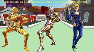 Roblox Project Jojo Gold Experience + Gold Experience Requiem Showcase!