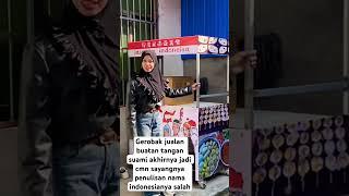 Gerobak buatan suami cantik tapi tulisan nama negaranya kebalik #china #dailyvlog #shorts