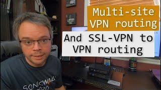 How to configure Inter-VPN and SSL VPN routing