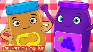 Peanut Butter and Jelly  Food Song for Kids  Kids Songs  The Learning Station