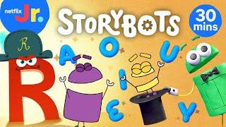 StoryBots: Learn How to Read & Sound Out Words Compilation  Netflix Jr