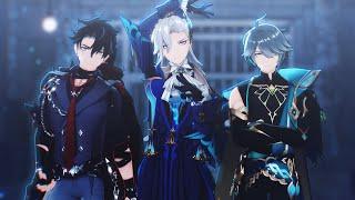 【原神MMD/Genshin Impact】Jewel【Wriothesley / Neuvillette / Alhaitham】