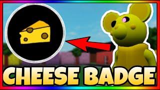 How To Get “CHEESE” BADGE + MOUSY SKIN | Piggy RP : Infection | Roblox