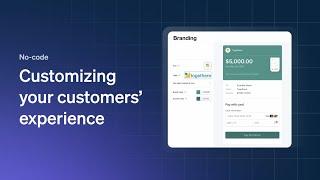 No-code: Customizing your customers' experience