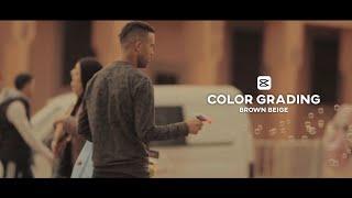 Capcut Color Grading | Brown Beige | Tutorial