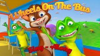 Wheel On The Bus - Ribbit & Friends #SingAlong #NurseryRhymes