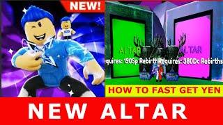 * HOW TO FAST GET YEN *   [NEW ALTAR] Shuriken Tapping ROBLOX