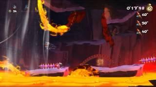 Rayman Legends (5) "Геройская гонка с лавой"  (захвачено)