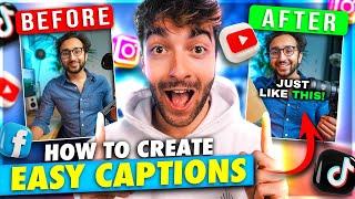 How To Create Viral Ali Abdaal Captions In 1 CLICK