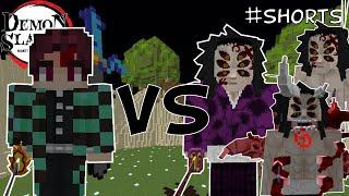 Tanjiro Vs Kokushibo - Minecraft Demon Slayer Mod #Shorts