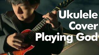 Feng E Cover Playing God - Polyphia | Enya E6 FE Solid Acacia Ukulele | Fingerstyle Ukulele | Full