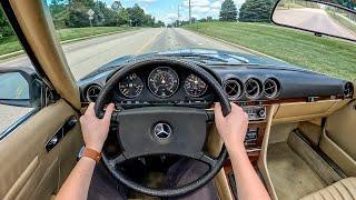 1980 Mercedes-Benz 450SL - POV Test Drive (Binaural Audio)