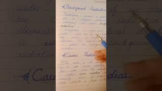 background radiations & cosmic radiations#physics #education #youtubeshorts #explore