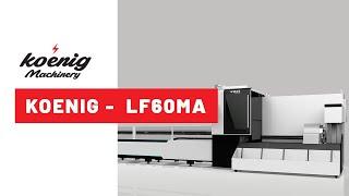 Gweike LF60MS  fiber laser tube cutting demonstration - AUSTRALIAN SUPPORT FROM KOENIG MACHINERY