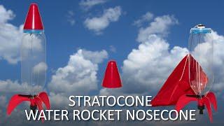 Water Rocket Nosecone Parachute Deployment System for Single, Spliced, & FTC Rockets