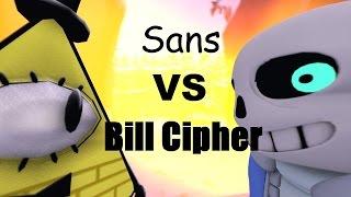 [SFM] Sans the Skeleton vs Bill Cipher (Undertale vs Gravity Falls)