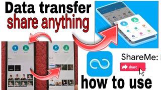 ShareMe Transfer Data | How to Use Shareme App | Data Transfer Share Anything #shareme #datatransfer