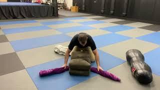 Making a BJJ dummy with common household items