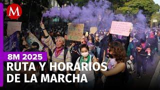 Esta será la ruta de la marcha del 8M en CdMx