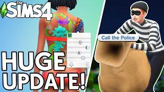 The Sims 4: ALL ABOUT BURGLARS, EDIT TATTOOS, & MORE! (February 2025 Patch Update)