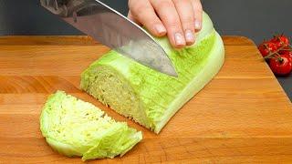 Cabbage with eggs is tastier than pizza! Easy delicious Chinese cabbage recipe!