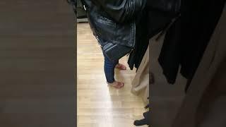 Shopping in sexy mules