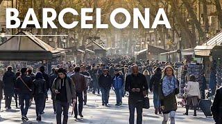 La Rambla in Barcelona SPAIN | Barcelona Walking Tour