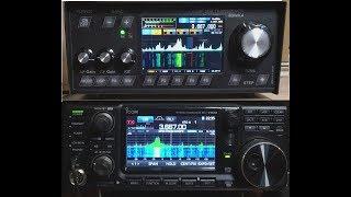 mcHF SDR transceiver M0NKA and Icom IC-7300