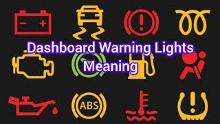 Dashboard Warning Lights,  What means #dashboard