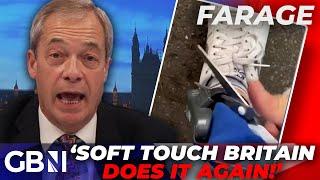 'These people are DANGEROUS' | Nigel Farage REELS as migrants elude Home Office by cutting tags  off