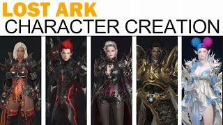 Lost Ark - Full Character Creation (All Classes, Story Intros, Male & Female, Outfits, More!)