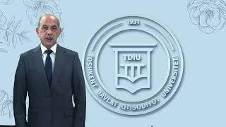 Toshkent davlat iqtisodiyot universiteti Rektor tabrigi