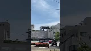 Helikopter mendarat di RS kurobe toyama japan #helicopter #japan #viral #shorts
