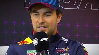 F1 Qatar Grand Prix | PRE-RACE Driver Press Conference (Group -2) w/ Perez, Alex & Zhou!