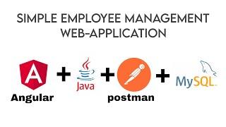 Employee Management System using Angular + Java + Postman + MySQL. CRUD operations webapplication