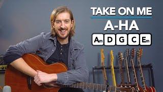 a-Ha "Take On Me" Acoustic Guitar Lesson Tutorial