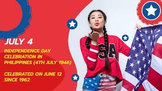 4TH OF JULY   NOT PHILIPPINES INDEPENDENCE DAY   BUT THIS DAY WAS BIG IN HISTORY