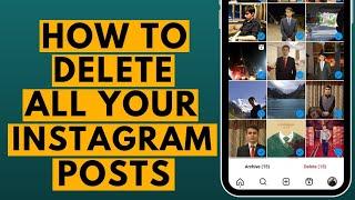 How to Delete All Your Posts on Instagram in One Click (2023) | Delete All Your Instagram Posts