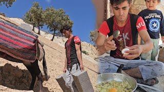 Epic Mountain Challenge: Kamal & Umm al-Banin’s Dangerous Journey with a Donkey – Off-Grid Survival