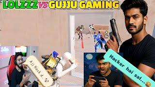 LOLZZZ GAMING VS GUJJU GAMING FIGHT| LoLzzz Gaming vs Streamer 