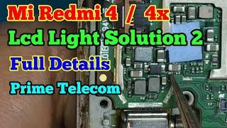 Mi Redmi 4x Lcd Light Solution | Display Light Problem Solution | Prime Telecom |