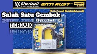 Gembok Sherlock 60mm ll Pengaman Ruko Dll @seputarkonter #gembok #sherlock #tolls