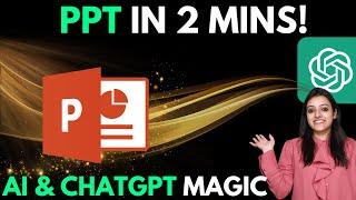 How to make PPT Presentation in Hindi using ChatGPT & Free AI tools on mobile phone & Laptop|Ritika