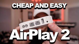 I added AirPlay 2 to my HiFi speakers with a cheap Apple router from 2012!